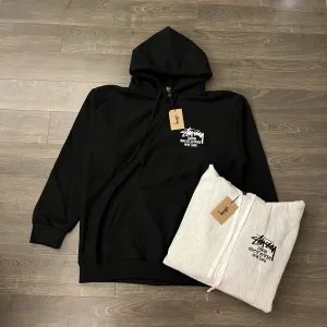 Luxury Stussy Jacket Ash Eva Cotton Pure Fleece Streetwear Exquisite Tailoring Screen Printing