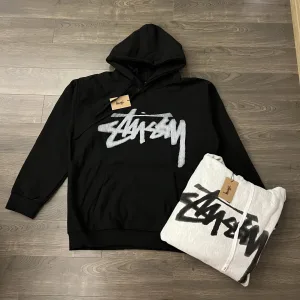 Luxury Stussy Jacket Red Eva Cotton Pure Fleece Streetwear Exquisite Tailoring Screen Printing