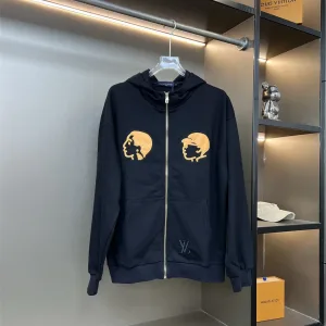 Super Clone Louis Vuitton Jacket Ash Silk