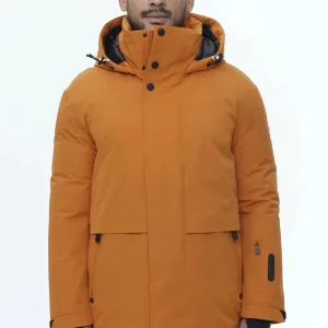 High Quality Reps Moncler Coats Red Gore-Tex Goose Down Autumn Winter Windproof Cuffs