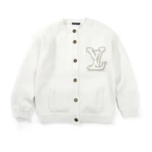 High Quality Designer Louis Vuitton Sweater Wool Nylon Plush Autumn Winter And Side Pockets