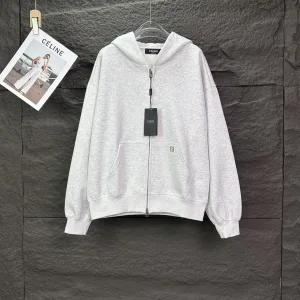 Luxury AAA Fendi Coat Ash Cotton Digital Direct Injection