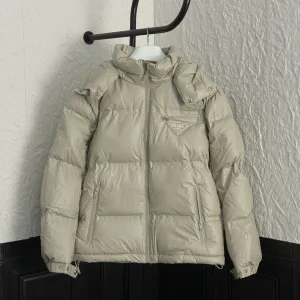 Luxury Prada Down Jacket Red