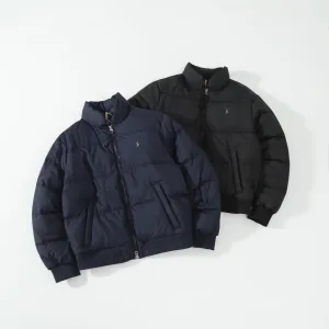 Super Clone Ralph Lauren Outerwear Red Duck Down Nylon Fleece Winter Embroidery