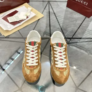 Super Clone Reps Gucci Dad Shoes Sheepskin Suede