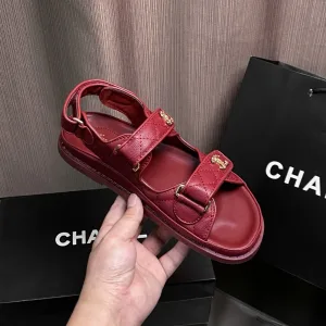 Reps Luxury Chanel Shorts Red Denim