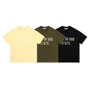 High Quality Fear Of God Moss Short-Sleeved T-Shirt For Spring