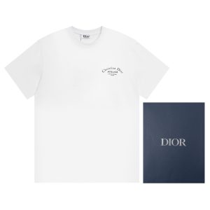 Luxury Dior Cotton Short-Sleeved T-Shirt For Spring