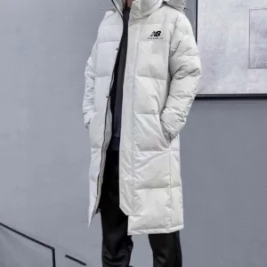 AAA Reps New Balance Down Jacket Black Duck Polyester Fiber Autumn Winter