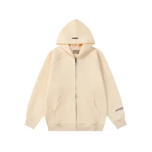 AAA Fear Of God Jacket Black Fleece Ribbed Fabric