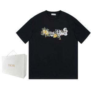 Luxury Aaa Dior Cotton Short-Sleeved T-Shirt For Spring
