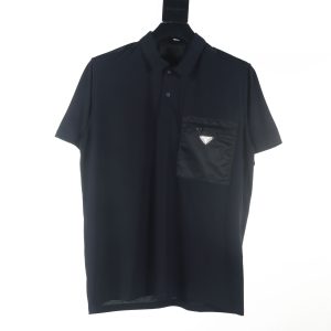 High Quality Prada Cotton Short-Sleeved Polo Shirt