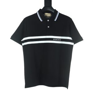 High Quality Gucci Cotton Short-Sleeved Polo Shirt
