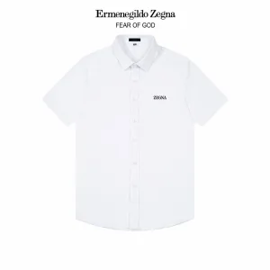 Designer 1:1 Zegna Bamboo Short-Sleeved Shirt