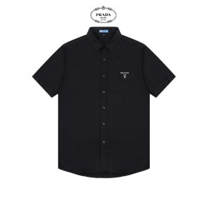 Aaa High Quality Prada Bamboo Short-Sleeved Shirt