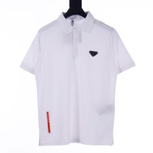 Luxury Designer Prada Short-Sleeved Polo Shirt