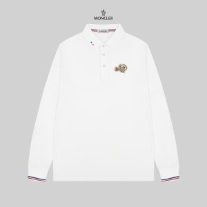 Designer Luxury Moncler Breathable Fabric Long-Sleeved Shirts