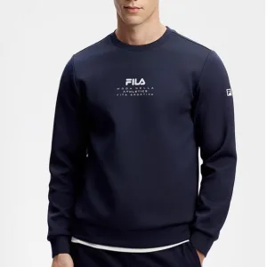 Luxury Fila Long-Sleeved Ash Cotton Unrestricted Movement Simple Design