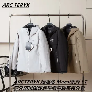 Luxury Designer Archaeopteryx Outerwear Red Gore-Tex Cotton Silk Wool Down Nylon Professional Outdoor Windproof Winter Embroidery