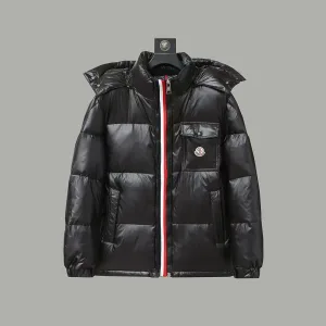 AAA Moncler Outerwear Red Duck Down Polyester Fiber Patch