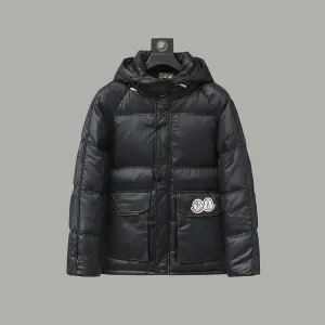 AAA High Quality Moncler Outerwear Red Duck Down Polyester Fiber Patch