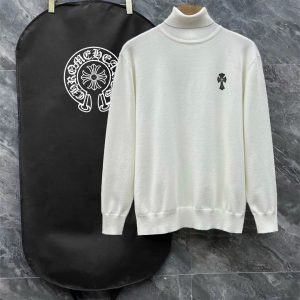 Luxury Chrome Hearts Wool Outerwear For Autumn