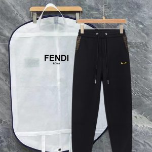 High Quality Fendi Cotton Casual Pants