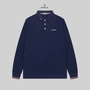 Designer Moncler Breathable Fabric Long-Sleeved Shirts
