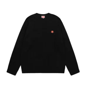 Super Clone Kenzo Sweater Red Cotton Easy To Match Autumn Winter And