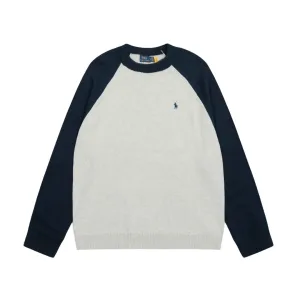 AAA High Quality Ralph Lauren Sweater Red Cotton Easy To Match Autumn Winter And