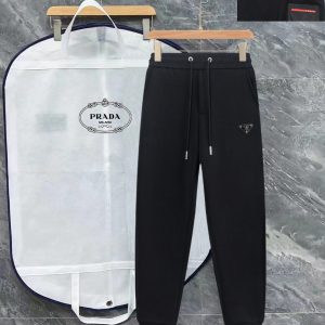 1:1 High Quality Prada Cotton Casual Pants