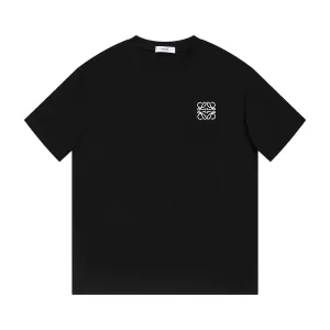 AAA Loewe Short-Sleeved Shirts Ash Cotton Simple And Elegant