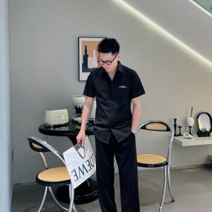 Aaa High Quality Prada Silk Short-Sleeved Shirt