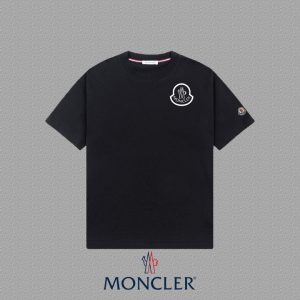 High Quality Designer Moncler Heavyweight Fabric Short-Sleeved T-Shirt