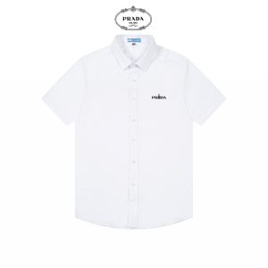 Aaa Luxury Prada Bamboo Short-Sleeved Shirt
