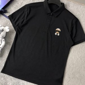 Luxury 1:1 Fendi Cotton Short-Sleeved Shirts For Summer