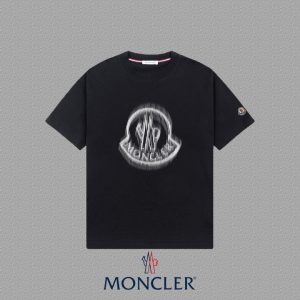 Luxury Aaa Moncler Heavyweight Fabric Short-Sleeved T-Shirt