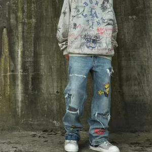 Designer Dr. Martens Short-Sleeved Shirts Black Lace Denim Street Style Streetwear Streamlined Cut Patch
