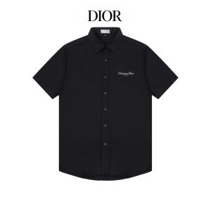 Luxury Dior Bamboo Short-Sleeved Shirt