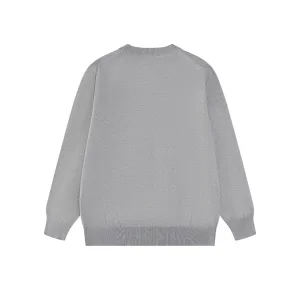 High Quality Designer Ralph Lauren Sweater Red Cotton Pure Xinjiang Embroidery
