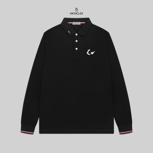 Aaa Designer Moncler Breathable Fabric Long-Sleeved Shirts