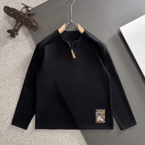 Designer Burberry Cotton Long-Sleeved T-Shirt