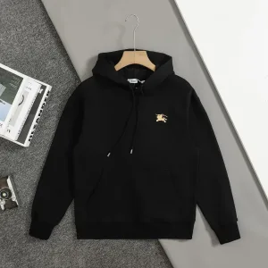 Designer High Quality Burberry Hoodie Red Cotton Pure Winter