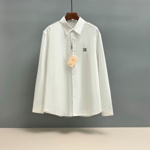 High Quality Miu Miu Silk Shirt For Autumn