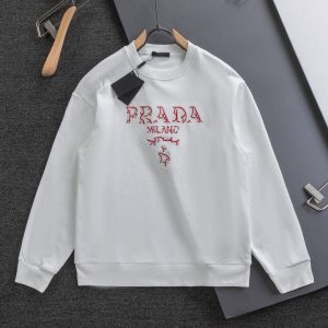 Aaa 1:1 Prada Cotton Short-Sleeved Shirts For Autumn