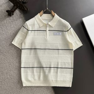 Designer Dior Cotton Short-Sleeved T-Shirt For Fall