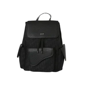 Luxury AAA Dior Wallet Black Cotton Mesh Winter
