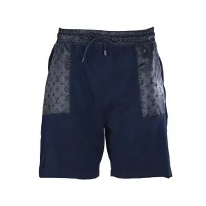 Designer Luxury Louis Vuitton Shorts Red Cotton Nylon Jacquard Patch Patchwork Side Pockets