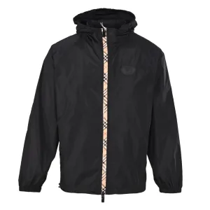 AAA Burberry Coats Red Nylon Fabric Patch
