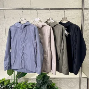 AAA High Quality Archaeopteryx Outerwear Red Gore-Tex Windstopper Polyester Nylon Plain Weave Lace Running Simple Design Urban Commuting